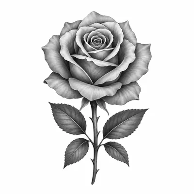 Black & Grey tattoo style
