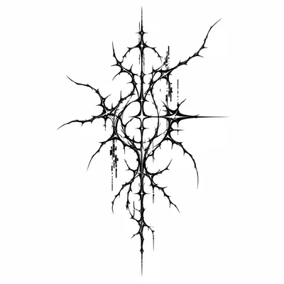 Cyber Sigilism tattoo style example