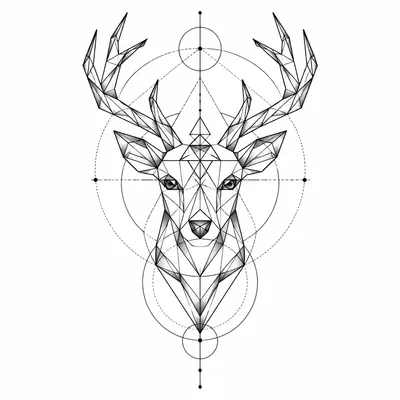 Geometric tattoo style