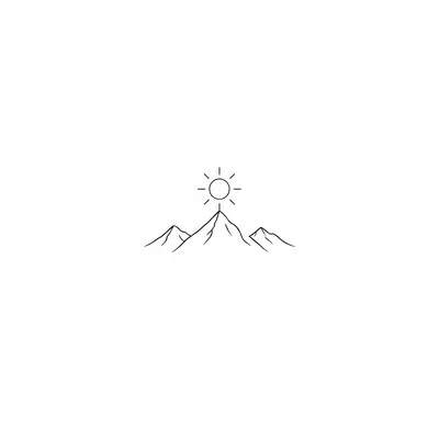 Minimalist tattoo style