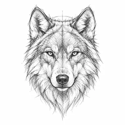 Sketch tattoo style example